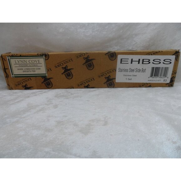 Lynn Cove Foundry Traditional Style Slide Bolt 12″ Stainless Steel Black NEW - Picture 4 of 4